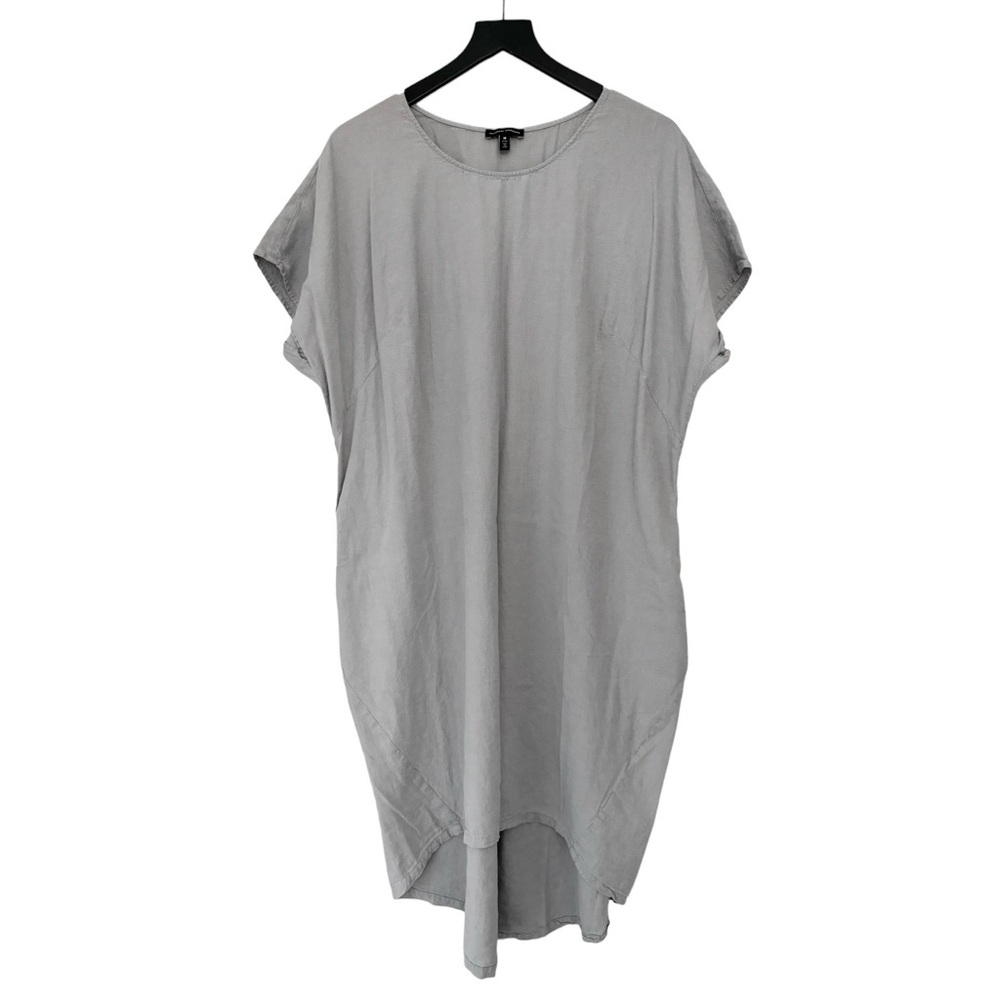 Universal Standard Grey Sarah Linen Shift Dress